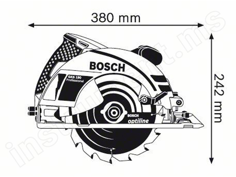 Пила дисковая Bosch HD GKS 190 - фото 3