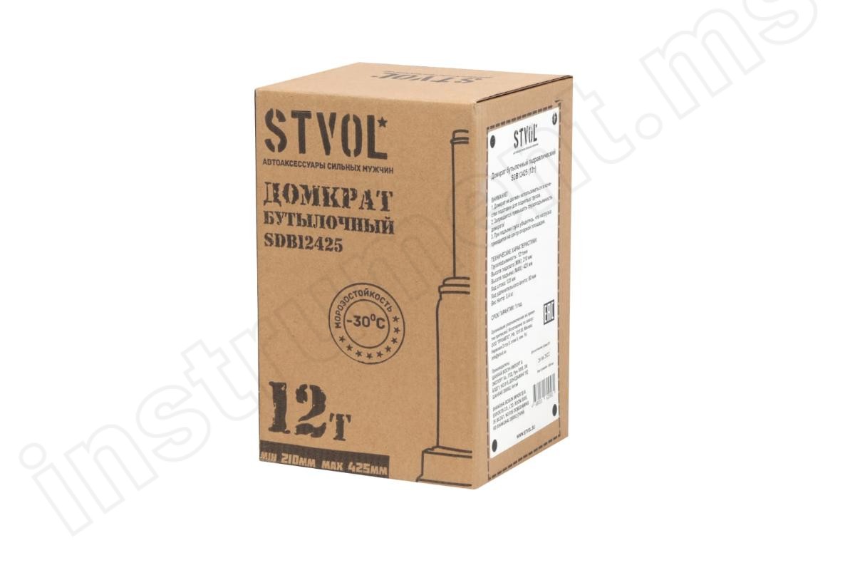 Домкрат бутылочный 12т, механический Stvol SDB12425 - фото 6